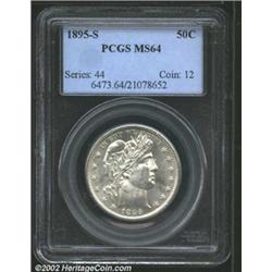 1895-S 50C MS64 PCGS.