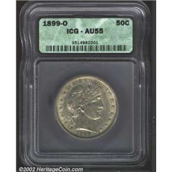 1899-O 50C AU55 ICG.
