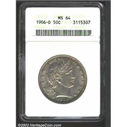 1906-D 50C MS64 ANACS.