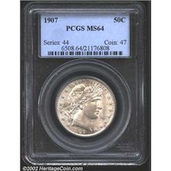 1907 50C MS64 PCGS.