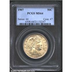 1907 50C MS64 PCGS.