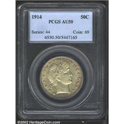 1914 50C AU50 PCGS.