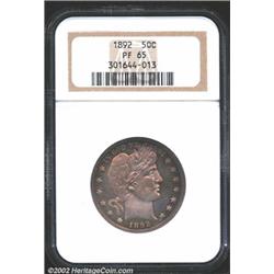 1892 50C PR65 NGC.