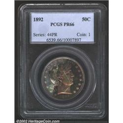 1892 50C PR66 PCGS.