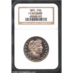 1893 50C PR65 Cameo NGC.