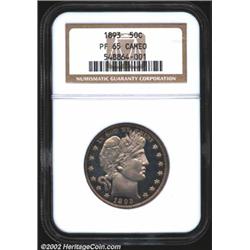1893 50C PR65 Cameo NGC.