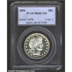 1894 50C PR66 Cameo PCGS.
