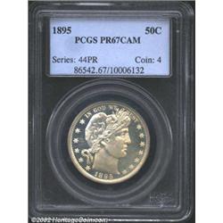 1895 50C PR67 Cameo PCGS.