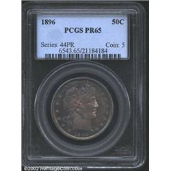 1896 50C PR65 PCGS.