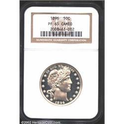 1896 50C PR65 Cameo NGC.