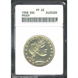 1908 50C PR62 ANACS.