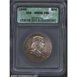 1949 50C MS66 Full Bell Lines ICG.