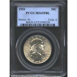 1950 50C MS65 Full Bell Lines PCGS.