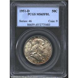 1951-D 50C MS65 Full Bell Lines PCGS.