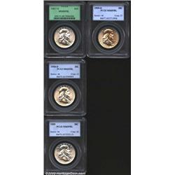 1957-D 50C MS65 Full Bell Lines PCGS; 1958-D MS65 Full Bell Lines PCGS; 1959 MS65 Full Bell Lines PC