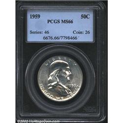 1959 50C MS66 PCGS.