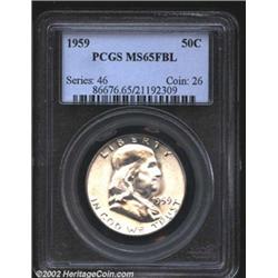 1959 50C MS65 Full Bell Lines PCGS.