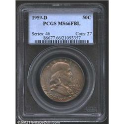 1959-D 50C MS66 Full Bell Lines PCGS.