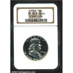 1950 50C PR65 W Cameo NGC.
