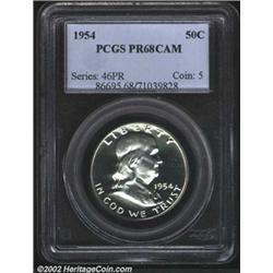 1954 50C PR68 Cameo PCGS.