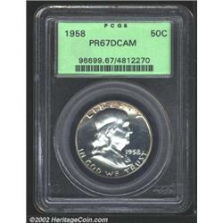 1958 50C PR67 Deep Cameo PCGS.