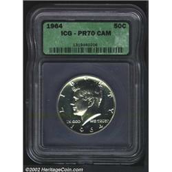 1964 50C PR70 Cameo ICG.
