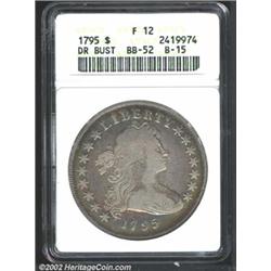 1795 S$1 Draped Bust Fine 12 ANACS.