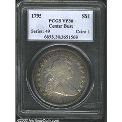 1795 S$1 Draped Bust VF30 PCGS.