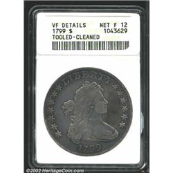 1799 S$1--Tooled, Cleaned--ANACS.