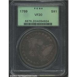 1799 S$1 VF20 PCGS.