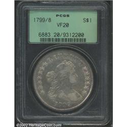 1799/8 S$1 15 Stars Reverse VF20 PCGS.