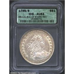 1799/8 S$1 15 Stars Reverse AU53 ICG.
