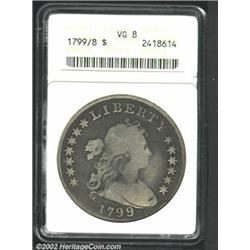 1799/8 S$1 13 Stars Reverse VG8 ANACS.