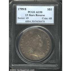 1799/8 S$1 13 Stars Reverse AU50 PCGS.