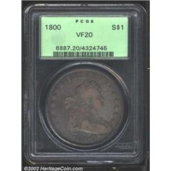 1800 S$1 VF20 PCGS.