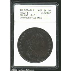 1802 S$1 Narrow Date--Corroded, Cleaned--ANACS.