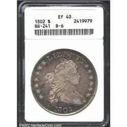 1802 S$1 Narrow Date XF40 ANACS.