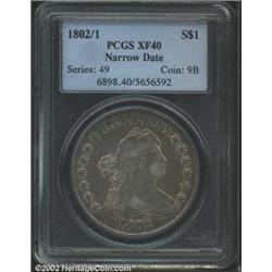 1802/1 S$1 Narrow Date XF40 PCGS.