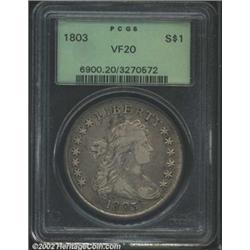 1803 S$1 Large 3 VF20 PCGS.
