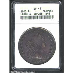 1803 S$1 Large 3 XF45 ANACS.