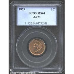 1859 P1C Indian Cent, Judd-228, Pollock-272, R.