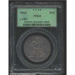 1862 50C Half Dollar, Judd-293, Pollock-351, R.