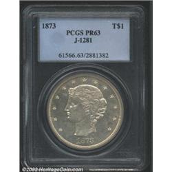 1873 T$1 Trade Dollar, Judd-1281, Pollock-1423, R.
