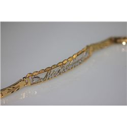 14K GOLD BRACELETS X4
