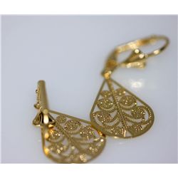 GOLD PLATED SMALL TEAR DROP EARRINGS