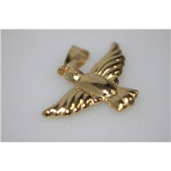 14K GOLD PLATED BIRD PENDANT