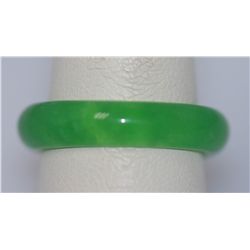 GREEN SYNTETIC JADE RING