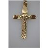 Image 2 : 14K GOLD PLATED JESUS CROSS PENDANT