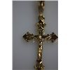 Image 1 : 14K GOLD PLATED JESUS CROSS PENDANT