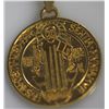 Image 1 : 14K GOLD PLATED SANTA MUERTE PENDANT X2
